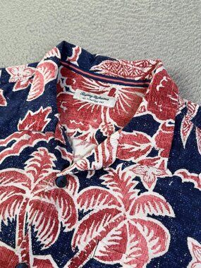 Tommy Bahama The Veracruz Cay Shirt Mens Large Multicolor Floral Hawaiian Camp
